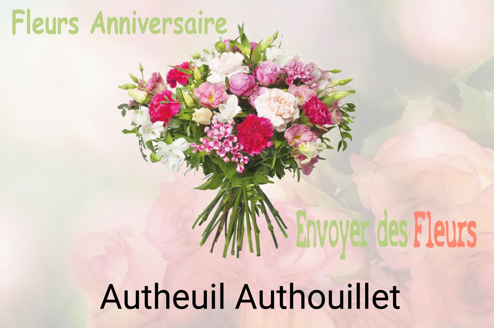 Bouquet de fleurs d’anniversaire livré à Autheuil-Authouillet